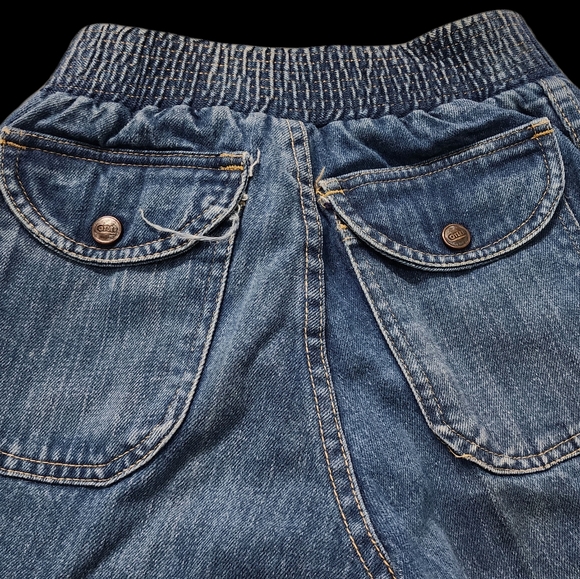 Vintage Women's Denim Bell bottom flared jeans size 25/26 x 34in *flawed - Picture 8 of 16